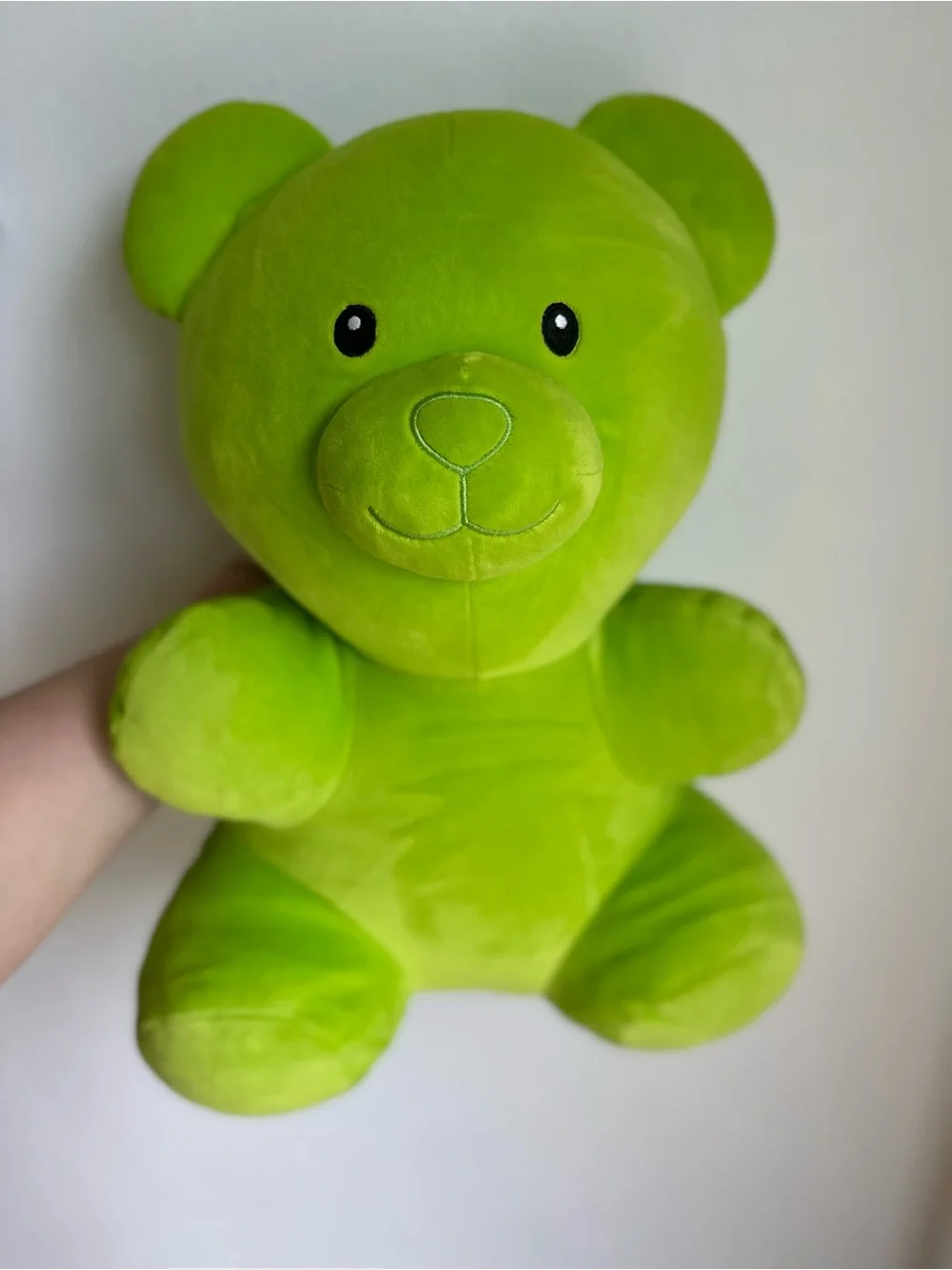 Green teddy bear